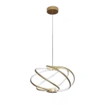 Lampa wisząca Kandor złota LED 45W CCT