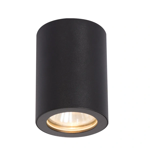 Tuba natynkowa Faro czarna 1xGU10 IP65
