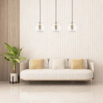 Lampa wisząca Arette 3 złota 3xE27