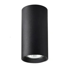 Tuba natynkowa Manacor 17 cm czarna 1xGU10