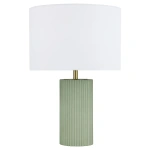 Lampa stołowa Tokio miętowa z białym abażurem 1xE27