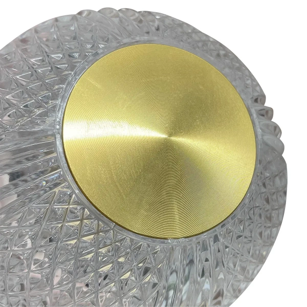 Lampa wisząca Diamond 4 listwa złota LED CCT