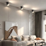 Oprawa natynkowa Kendal R1 ruchoma czarna 1xGX53