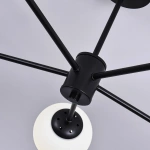 Lampa wisząca Roma 5 czarna 5xE14