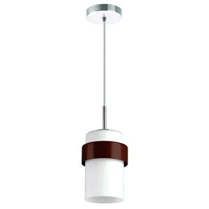 Lampa wisząca Miele 1 brązowa