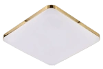 Plafon Babilon kwadratowy 38 cm złoto-biały LED 4000K