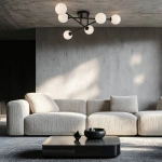 Lampa sufitowa Dorado 6 czarna 6xG9