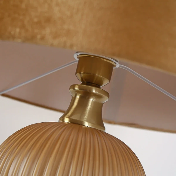 Lampa stołowa Tamiza 65 cm złota 1xE27