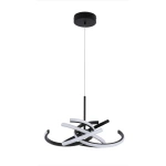 Lampa wisząca Spider 48 cm czarna LED 30W CCT