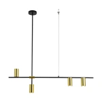 Lampa wisząca Arizona 4 czarno-złota 4xGU10