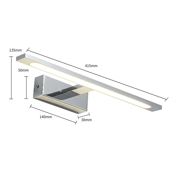 Kinkiet Isla 41 cm chromowany LED CCT IP44