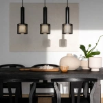 Lampa wisząca Amo czarna 3xE27