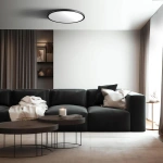 Plafon California 40 cm czarny LED 36W CCT