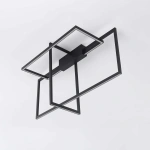 Lampa sufitowa Frame czarna LED 3000K