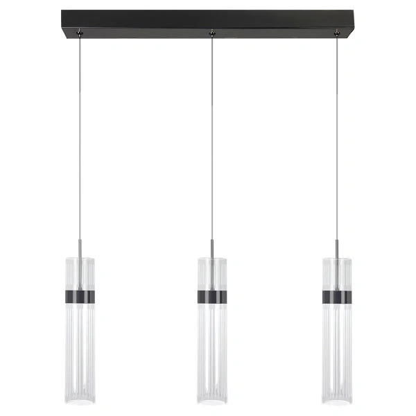 Lampa wisząca Ambiente 3 grafitowa LED 3x6W CCT