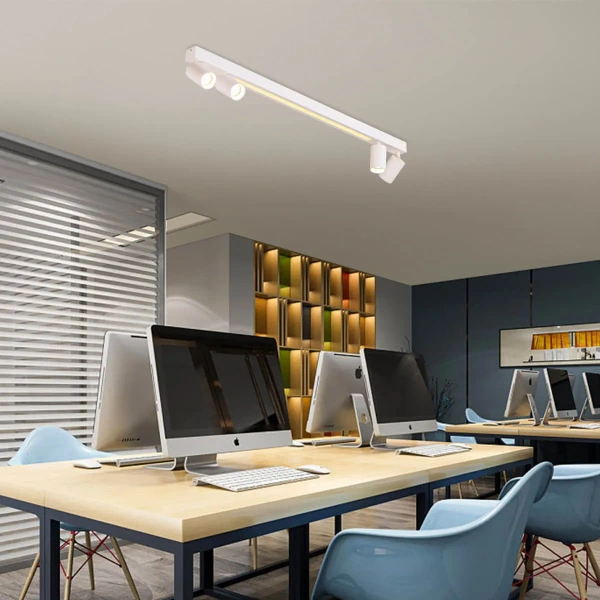 Plafon Perugia 4 biały 4xGU10 + LED 18W CCT