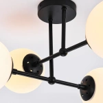 Lampa wisząca Roma 4 czarna 4xE14