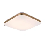 Plafon Babilon kwadratowy 33 cm złoto-biały LED 4000K