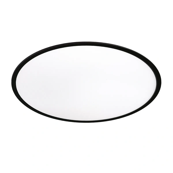 Plafon Pryzma 38 cm czarny LED CCT