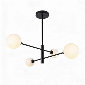 Lampa wisząca Dorado 4 czarna 4xG9