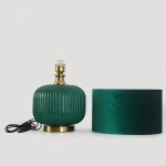 Lampa stołowa Tamiza 48 cm zielona 1xE27
