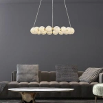 Lampa wisząca Diamond 18 złota LED CCT