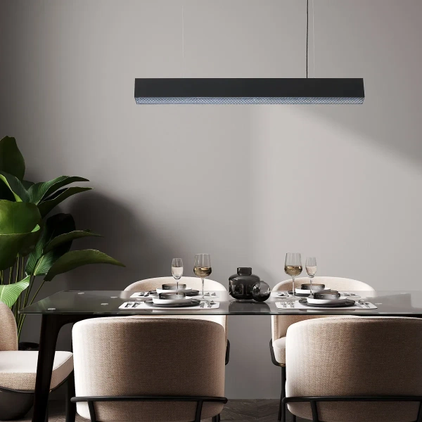Lampa wisząca Mira M czarna LED 32W CCT