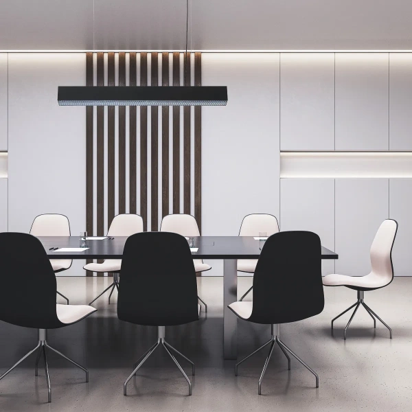 Lampa wisząca Mira M czarna LED 32W CCT