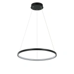 Lampa wisząca Ring 40 cm czarna LED 22W CCT