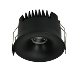 Oczko podtynkowe Zyra czarne LED 10W CCT