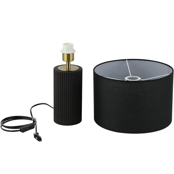 Lampa stołowa Tokio czarna 1xE27