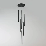 Lampa wisząca Lungo 7 czarna 7xG9