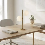 Lampa stołowa Dorado złota 2xG9