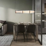 Lampa wisząca Aeris 3 listwa transparentna LED 40W CCT