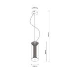 Lampa wisząca Aeris dymiona LED 16W CCT