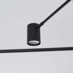 Lampa wisząca Snow 6 80 cm czarna 6xGU10