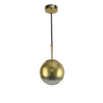 Lampa wisząca Palla mała złota 1xE14