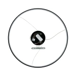 Lampa wisząca Ring 66 cm czarna LED 35W CCT
