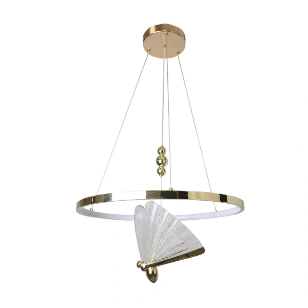Lampa wisząca Marissa Ring złota LED CCT