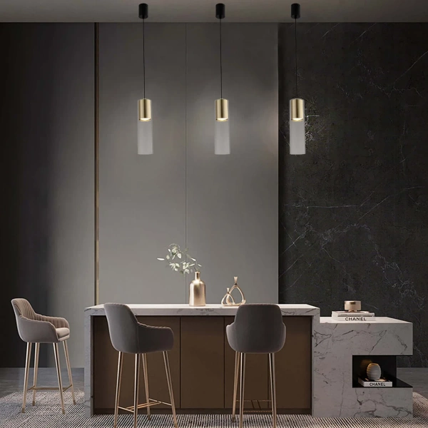 Lampa wisząca Manacor złota 1xGU10