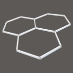 Plafon Geometric System 3 New biały LED 4000K IP44