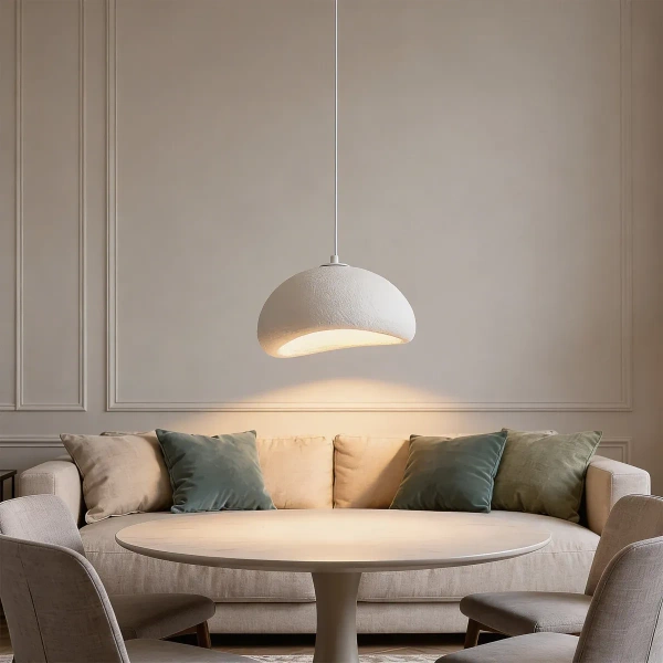 Lampa wisząca Nube śr. 30 cm biała 1xGX53