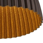 Lampa wisząca Elva 50 cm kawowa 1xE27