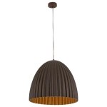 Lampa wisząca Elva 50 cm kawowa 1xE27