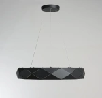 Lampa wisząca Reus czarna LED 4000K