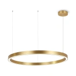 Lampa wisząca Midway duża złota LED 3000K