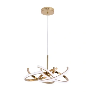 Lampa wisząca Spider 48 cm złota LED 30W CCT