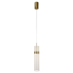 Lampa wisząca Ambiente złota LED CCT