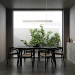 Lampa wisząca Mira L biała LED 45W CCT