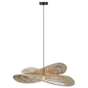 Lampa wisząca Raya z rattanu naturalna 1xE27